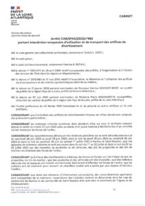 thumbnail of Arrêté d’interdiction transport et utilisation d’artifices-03 07 23