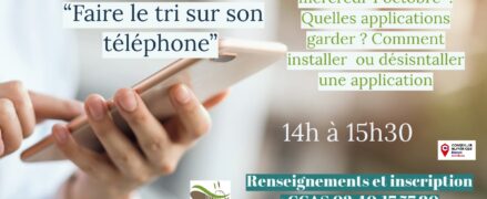 Atelier Numérique – Faire le tri sur son téléphone