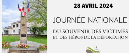 Commémoration – Journée nationale du souvenir des victimes et héros de la Déportation