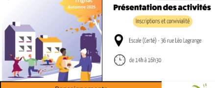 Animation sociale Automne : Présentation des activités