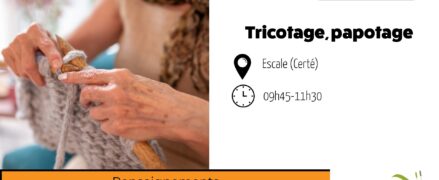 Animation sociale : Tricotage, papotage