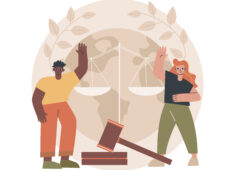 Youth rights abstract concept vector illustration.
