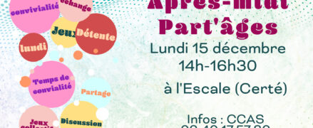 Animation sociale – Après-midi Part’âges et Jeux