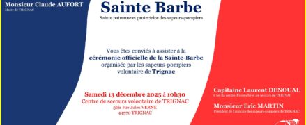 Cérémonie officielle de la Sainte Barbe