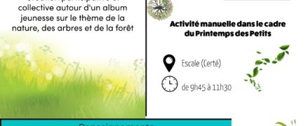 Activité manuelle dans le cadre du Printemps des Petits (animation sociale)