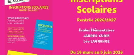Écoles Élémentaires : Inscriptions Scolaires 2026/2027