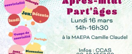 Après midi Part&rsquo;âges