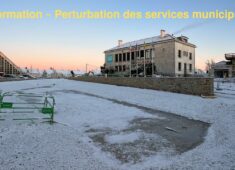 𝗜𝗻𝗳𝗼𝗿𝗺𝗮𝘁𝗶𝗼𝗻 – 𝗣𝗲𝗿𝘁𝘂𝗿𝗯𝗮𝘁𝗶𝗼𝗻 𝗱𝗲𝘀 𝘀𝗲𝗿𝘃𝗶𝗰𝗲𝘀 𝗺𝘂𝗻𝗶𝗰𝗶𝗽𝗮𝘂𝘅