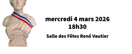 Conseil municipal du mercredi 4 mars 2026