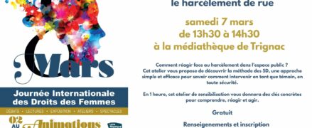 JIDF: Agir contre le harcèlement de rue