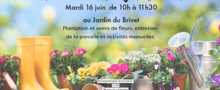 CCAS ANIMATION : Allons au jardin