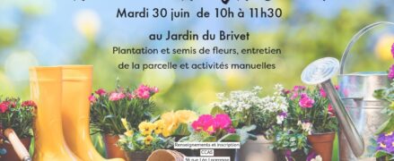 CCAS ANIMATION : Allons au jardin