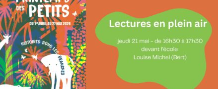 Printemps des Petits : Lectures en plein air