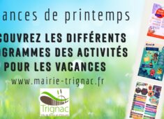 Vacances de Printemps programme SEJ-1