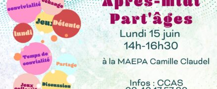 Après midi Part&rsquo;âges