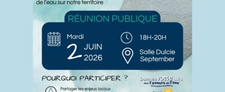 Réunion publique : Contribution publique sur l&rsquo;avenir de l&rsquo;eau