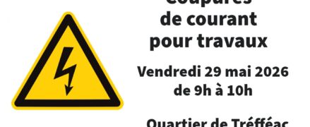 Coupures de courant pour travaux