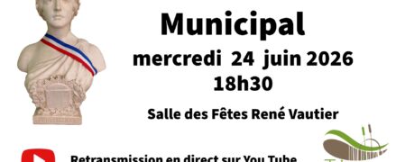 Conseil municipal du mercredi 24 juin 2026