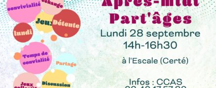 Animation sociale – Après midi Part&rsquo;âges