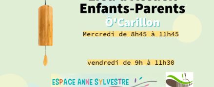 Lieu d&rsquo;accueil enfants parents (LAEP) O&rsquo;Carillon (0-5 ans)