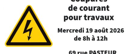 Coupures de courant pour travaux