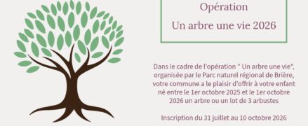 Inscription opération Un arbre, Une Vie 2026