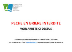 affiche peche interdite