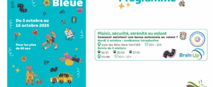 Semaine Bleue : Plaisir, sécurité, sérénité au volant – Atelier