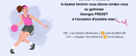 Basket-Ball : Rencontres sportives à l&rsquo;occasion d&rsquo;Octobre Rose