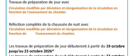 Travaux : Réfection de chaussée rue JB Marcet – Trignac ZA Altitude
